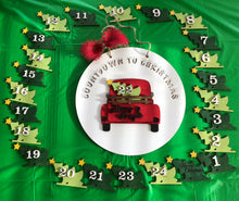 Red truck Christmas Countdown