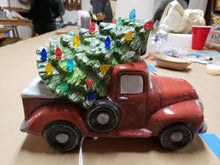 Ceramic trees, truck with tree, camper